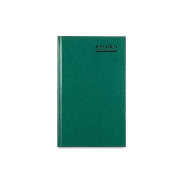 Rediform Nat'lBrand, Emerald Series Account Book, Green Cover, 300 Pages, 12 1/4 X 7 1/4 56131 - main